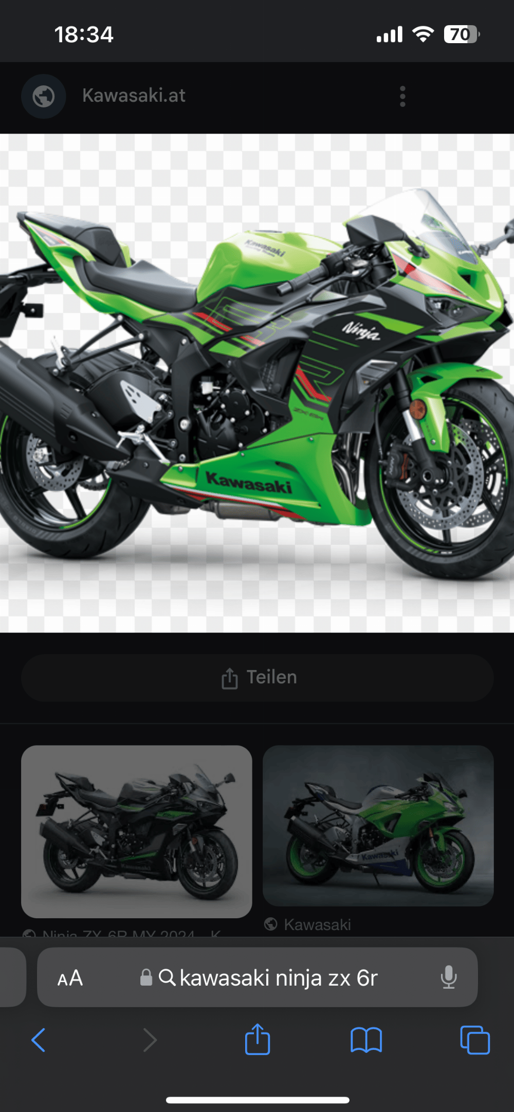Motorrad verkaufen Kawasaki Ninja cx/6r Ankauf